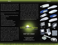 LED Street Lights US Tri-Fold